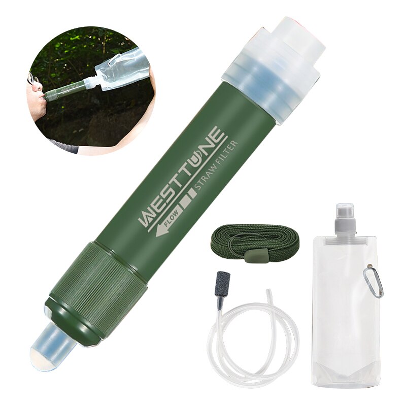 Water Purification Straw - Outdoor Mini Filter Straw Set TUP