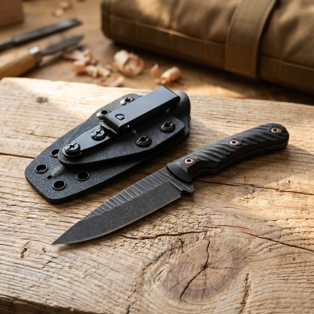 Full Tang Bushcraft Knife D2 B - Bushcraft Knife Fixed review and price