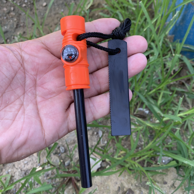 Multifunctional Long Tactical  - Magnesium Fire Starter review and price