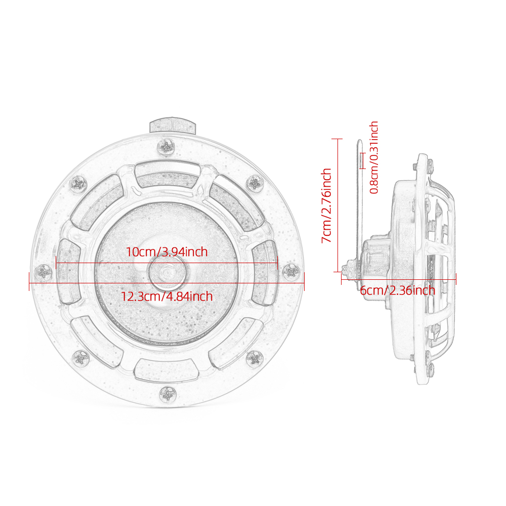Car Horn 12V 110DB Super Loud  - Emergency Whistle Loud review and price