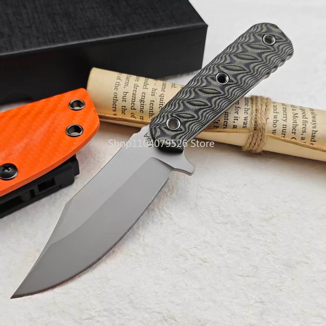 RMJ Fixed Blade EDC Knife Comp - Bushcraft Knife Fixed review and price