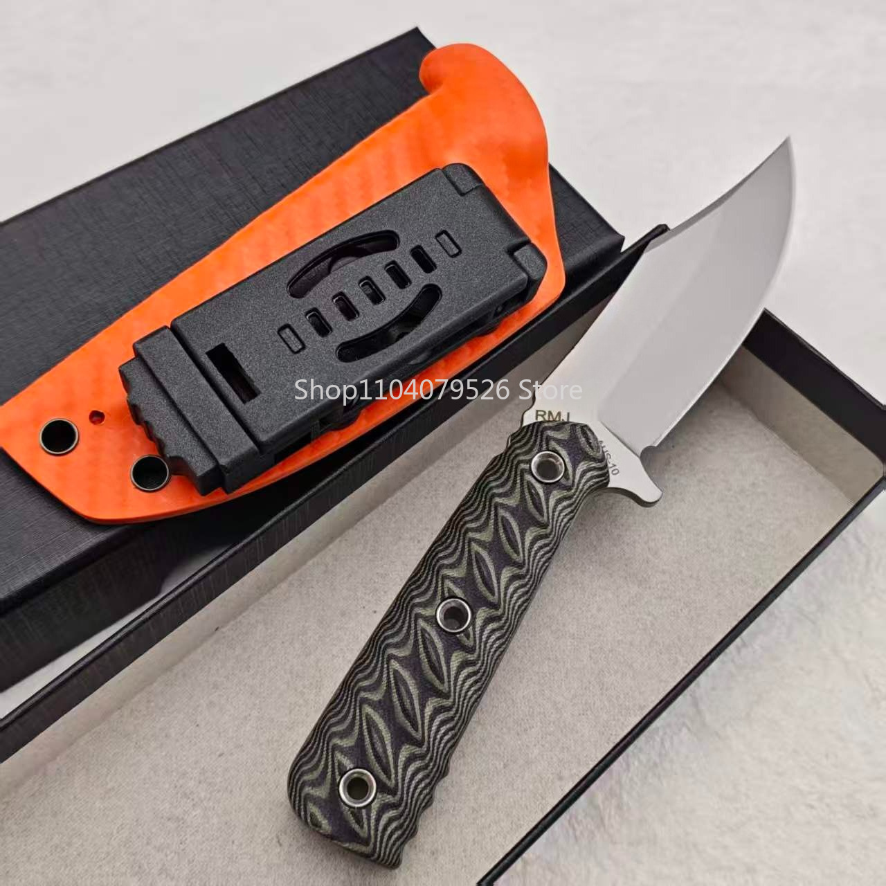 RMJ Fixed Blade EDC Knife Comp - Bushcraft Knife Fixed review and price