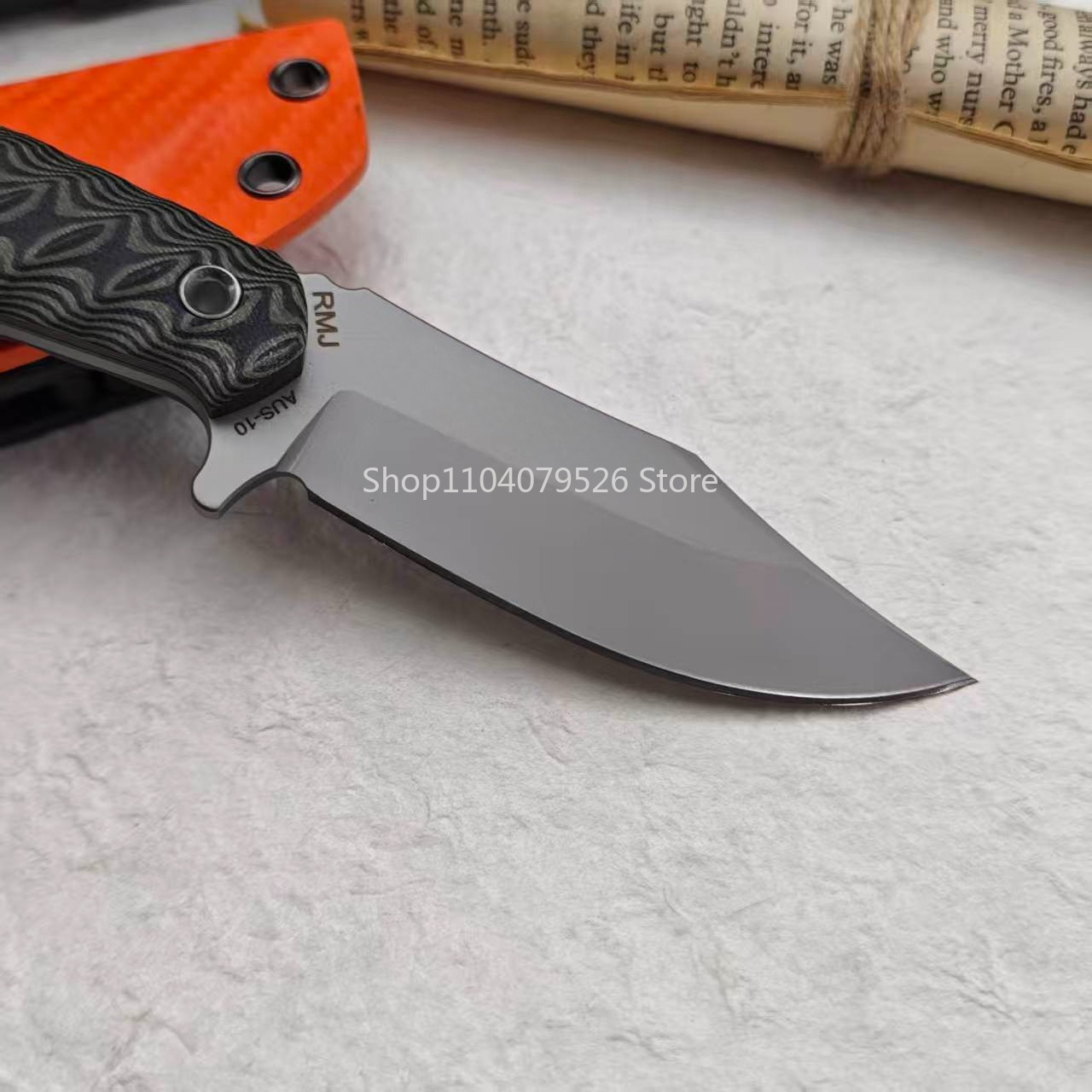 RMJ Fixed Blade EDC Knife Comp - Bushcraft Knife Fixed review and price