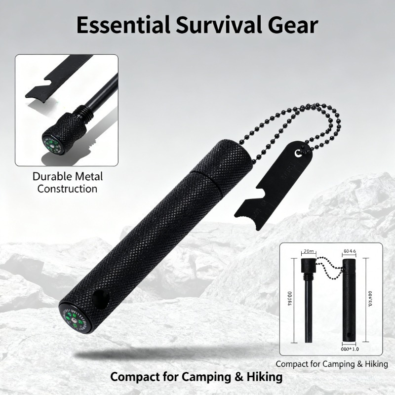 Magnesium Rod with Compass - W - Magnesium Fire Starter review and price
