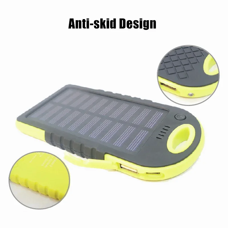 New Portable External Battery  - Solar Emergency Charger review and price