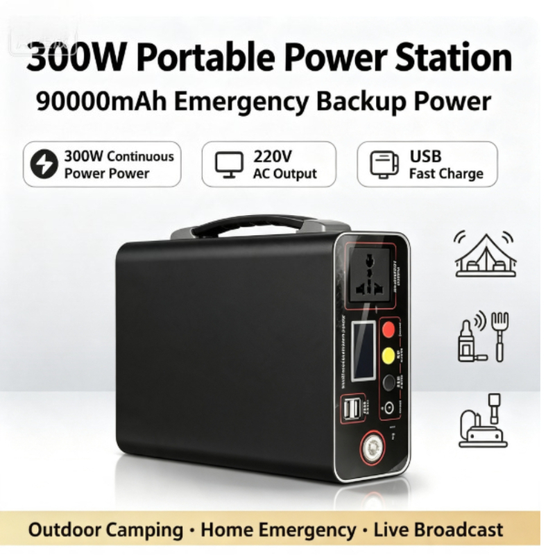 Portable Power Plant 300W 220V - Solar Emergency Charger review and price