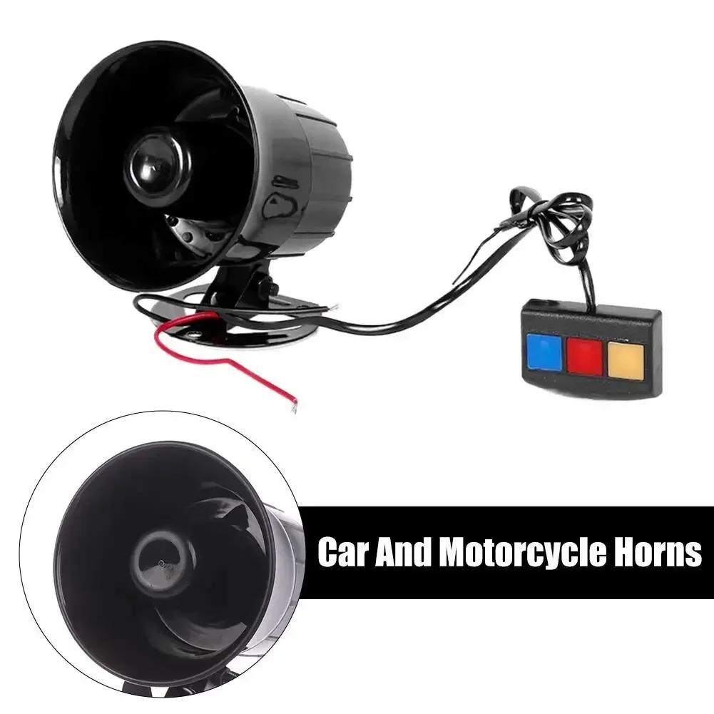 12V 3 Tone Sound Loud Car Horn - Emergency Whistle Loud review and price