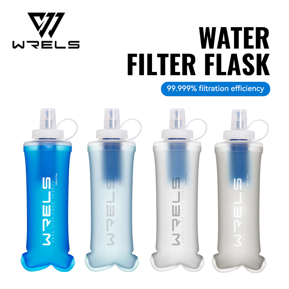 WRELS Water Filter Bottle Coll - Water Bag Collapsible review and price